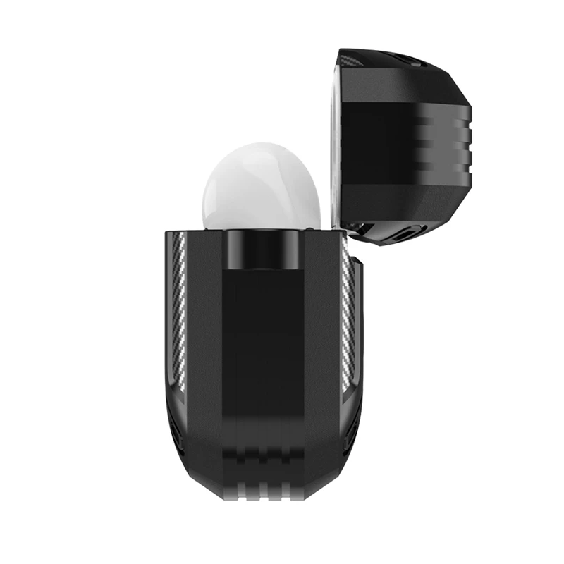 for Apple Pro3 Generation Earphones Four-Sided Carbon Fiber Tpu Protective Cover Durable and with Lock | Электроника
