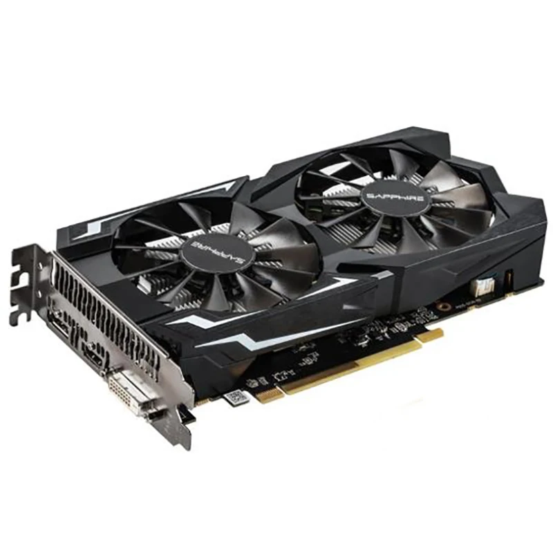 Видеокарта SAPPHIRE RX 460 4 Гб бывшая в употреблении графическая карта для настольного