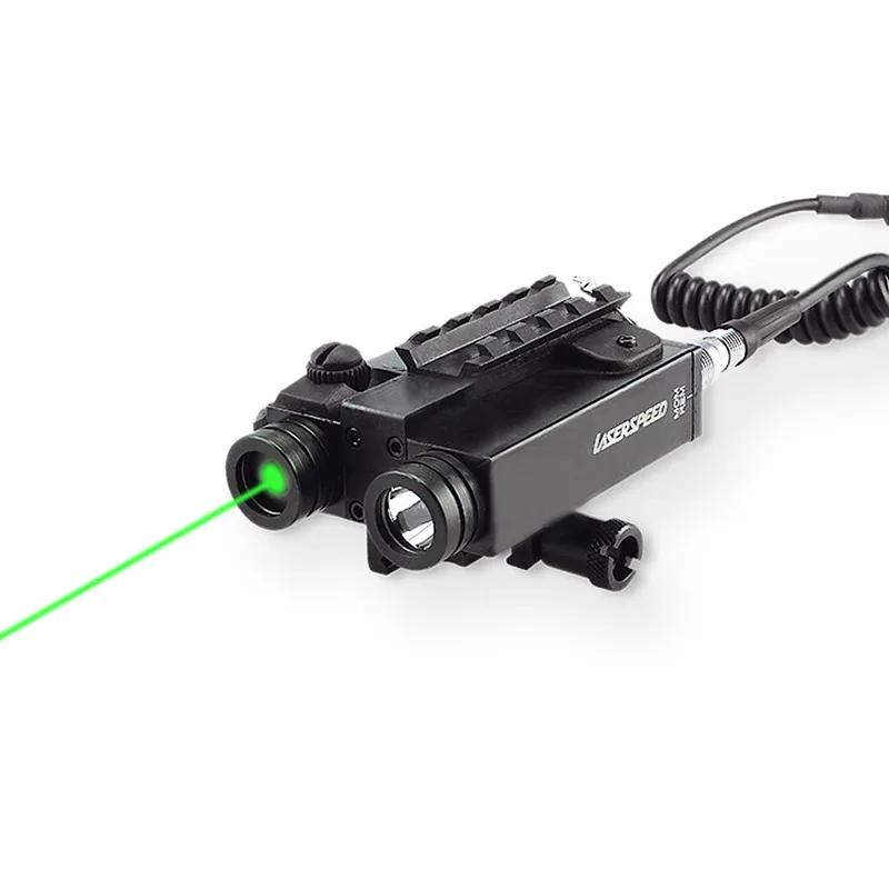 Laserspeed военный лазерный Охотничий Тактический фонарик для самообороны и зеленый лазерный прицел для винтовок