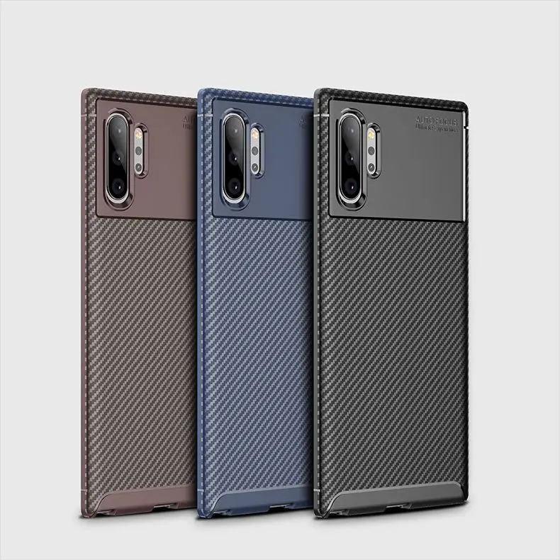 Чехол из углеродного волокна кремнезема для samsung Galaxy S9 Note10 Plus, чехол из ТПУ для samsung Note10 S9plus Galaxy Note9