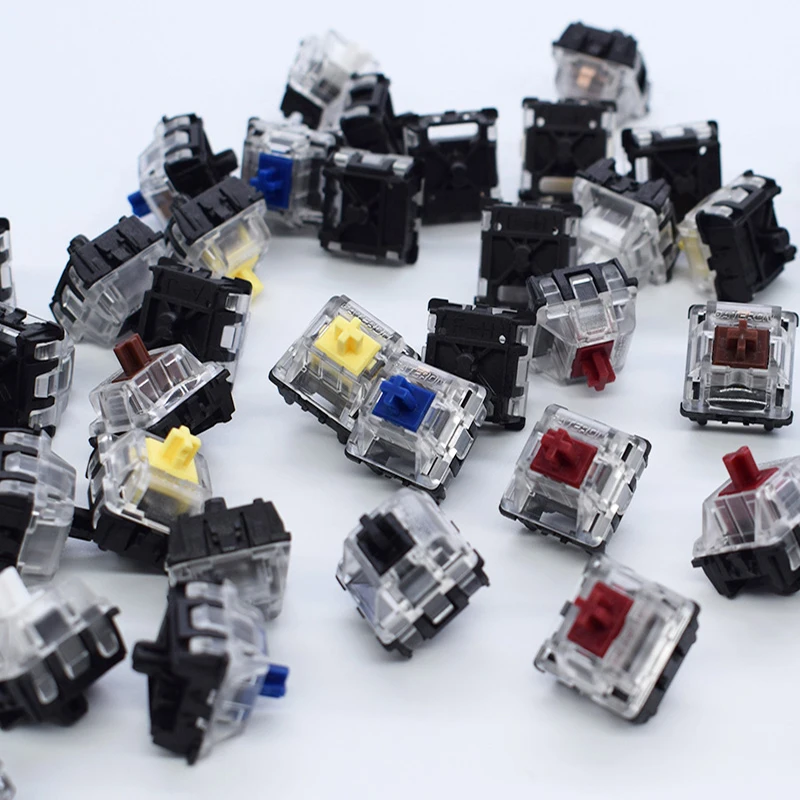 Подходит для GK61 GK64 GH60 выключатель света Gateron желтая красная черная синяя