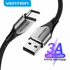 Нейлоновый кабель Vention Type-C, 3 А, для быстрой зарядки мобильный телефон, USB C, шнур для Xiaomi Redmi note 8, Samsung S20, зарядное устройство, кабель USB Type-C