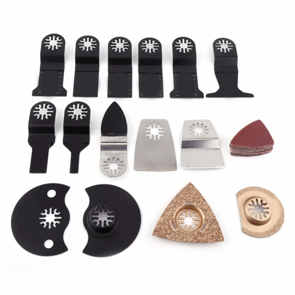 40 шт./компл. осцилляторный мультиинструмент пильных полотен Мощность инструмент