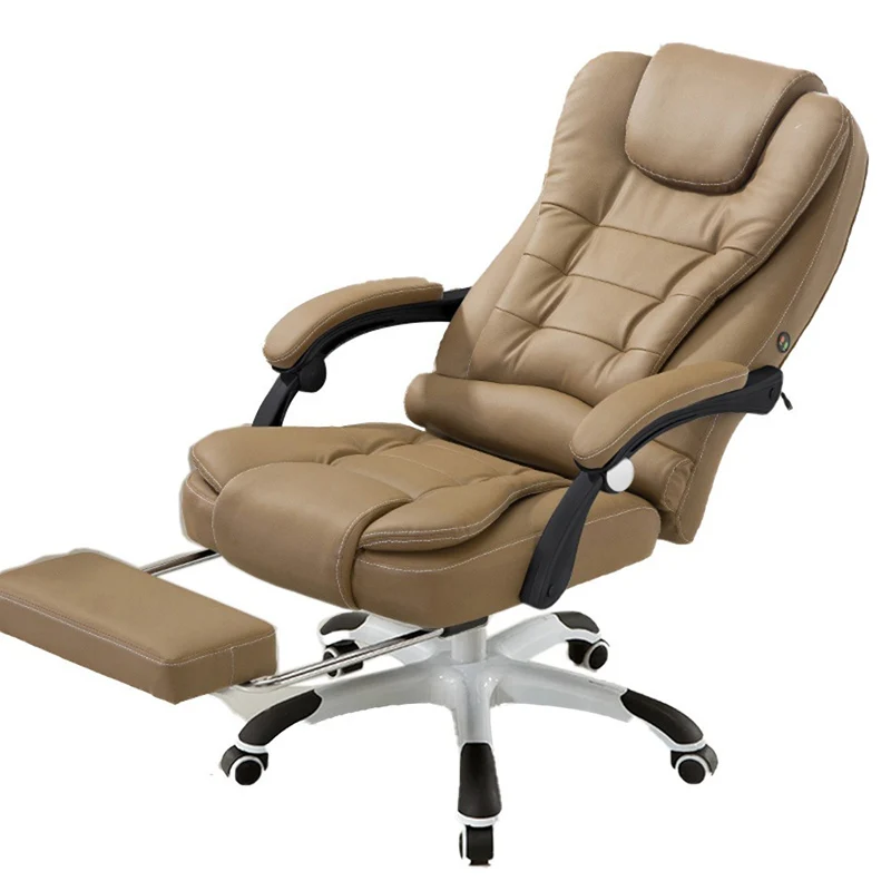 

Luxury Quality H-2 Live Silla Gamer Boss Poltrona Chair Can Lie Ergonomics Synthetic Leather With Footrest Wheel Household