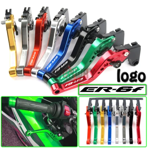 

Motorcycle Accessories Modified Two Finger Clutch Short Adjustable Brake Levers Handle For Kawasaki NINJA 650R 650 R 2009-2016