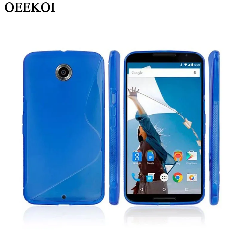OEEKOI S Line Дизайн Мягкий ТПУ чехол для Moto G6 Plus/Nexus 6 | Мобильные телефоны и аксессуары