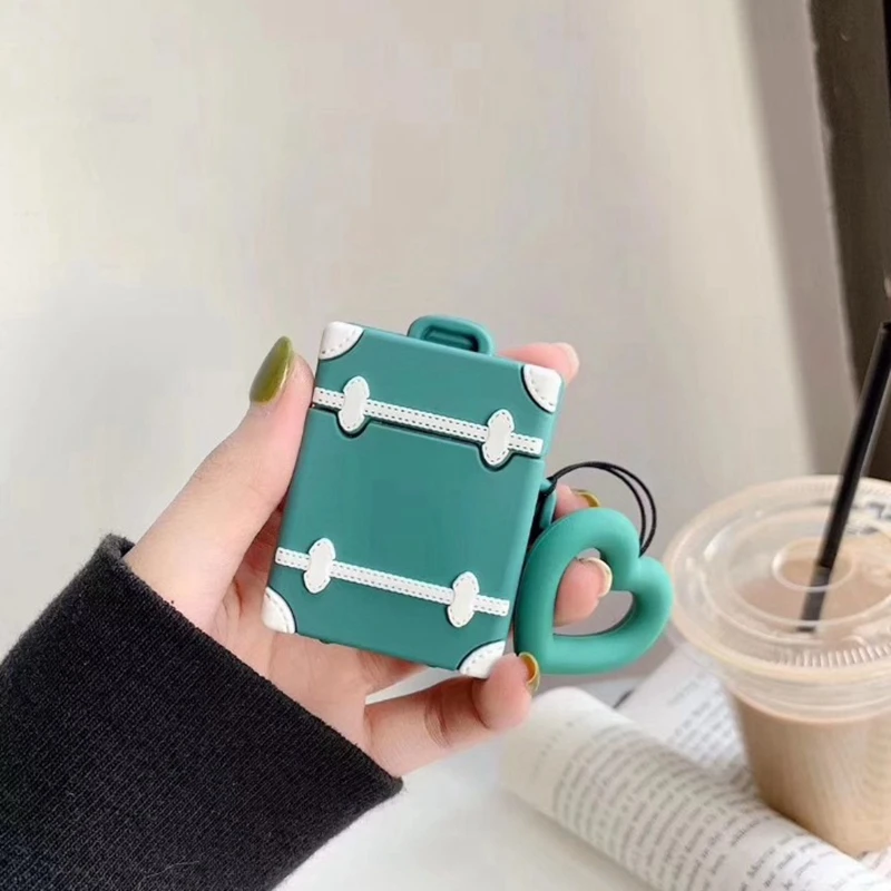 Retro Suitcase Bluetooth Headset Cover for Apple | Электроника