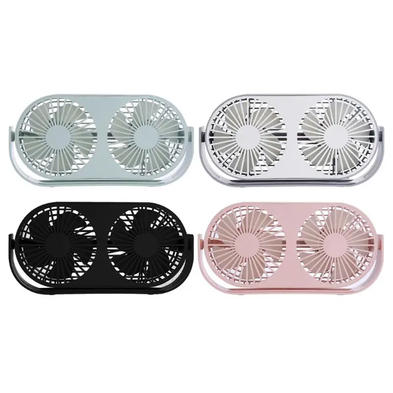 

Summer USB Cooling Fan Double-head Desktop Fan Portable Fan with Aromatherapy M3GD