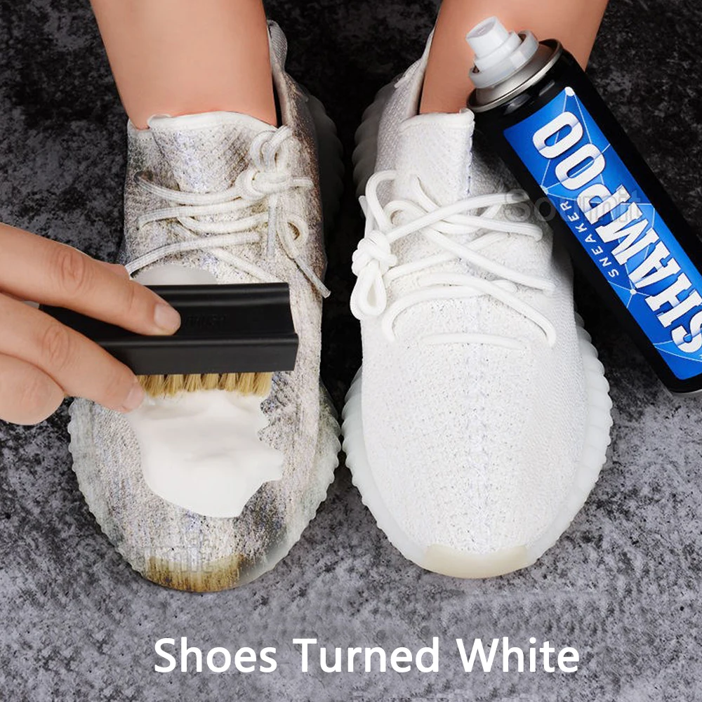 Очиститель обуви для кроссовок очиститель кожаных Брезентовая обувь бега спрей