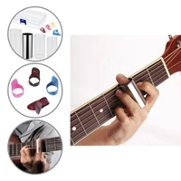guitar slider set wear resistant lightweight steel metal glass finger slides bars guitar slide guitar finger slide