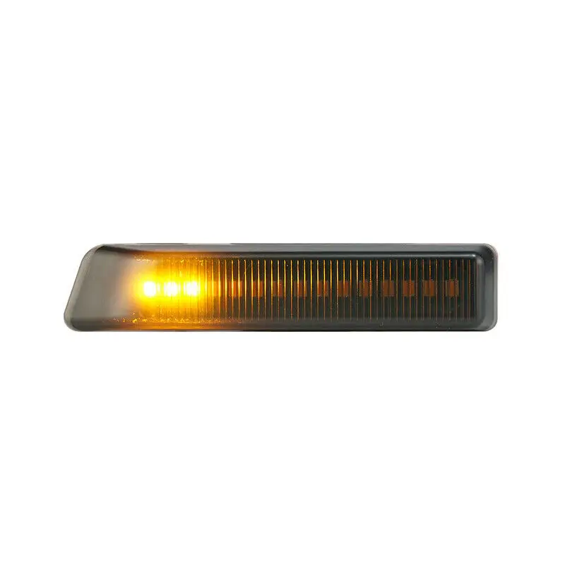 

Smoke Side Marker Lights Dynamic Repeater 12V DC Amber Left+Right Car Auto