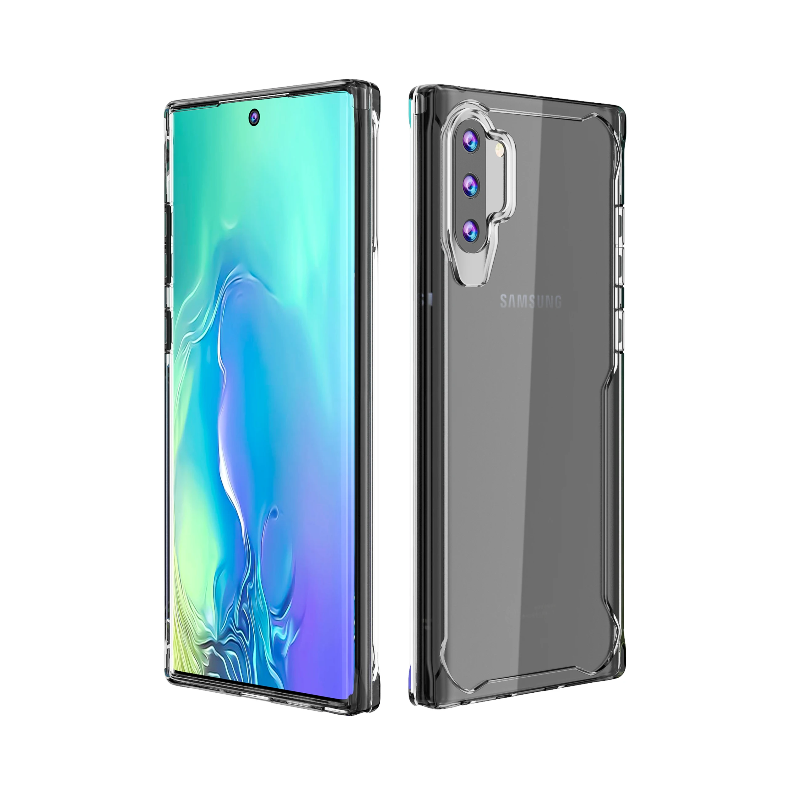 Для samsung Galaxy Note 10 Чехол прозрачный Броня чехол для samsung Note 10 Plus Pro Чехол акриловые аксессуары для TPU(XS0409