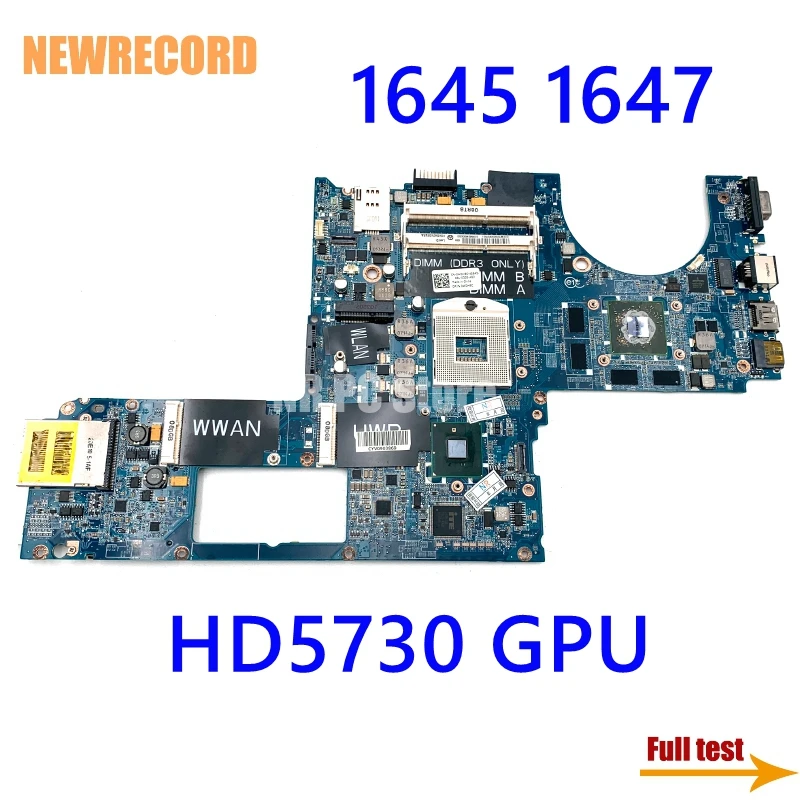 Материнская плата newзапись 0WDH9C WDH9C DARM5CMB8D1 PWB Y509R для ноутбука DELL 1645 1647 материнская