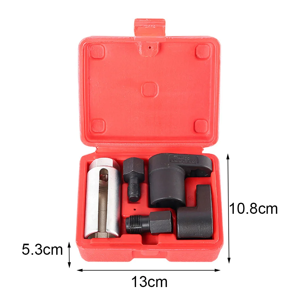 

5 Pcs Automotive Oxygen Sensor Socket Wrench Removal Tool and Thread Chaser Set