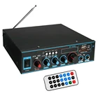 Усилитель мощности, 220 В, 800 Вт, HIFI, Bluetooth, двойная дорожка, аудио, цифровой аудиоусилитель для телефона, управление басами, FM, USB, TF