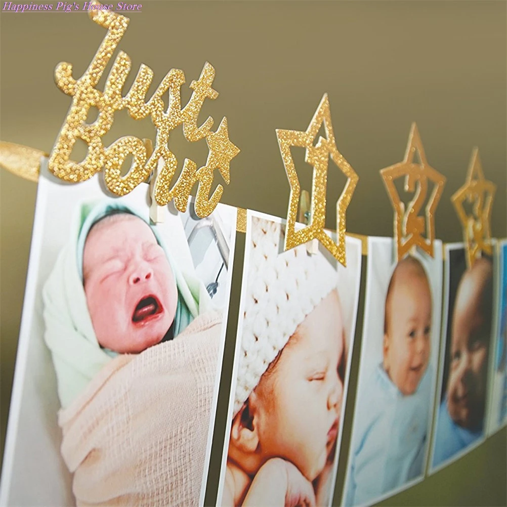 

3 метра Блестящий баннер на первый день рождения ребенка баннер на первый день рождения баннер фотобаннер гирлянда с зажимами