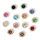50 шт. 10 мм 12 мм Стразы кабошон для лука цветочный диск стеклянные кристаллы для шитья бусины для рукоделия Diy аксессуары для изготовления ювелирных изделий