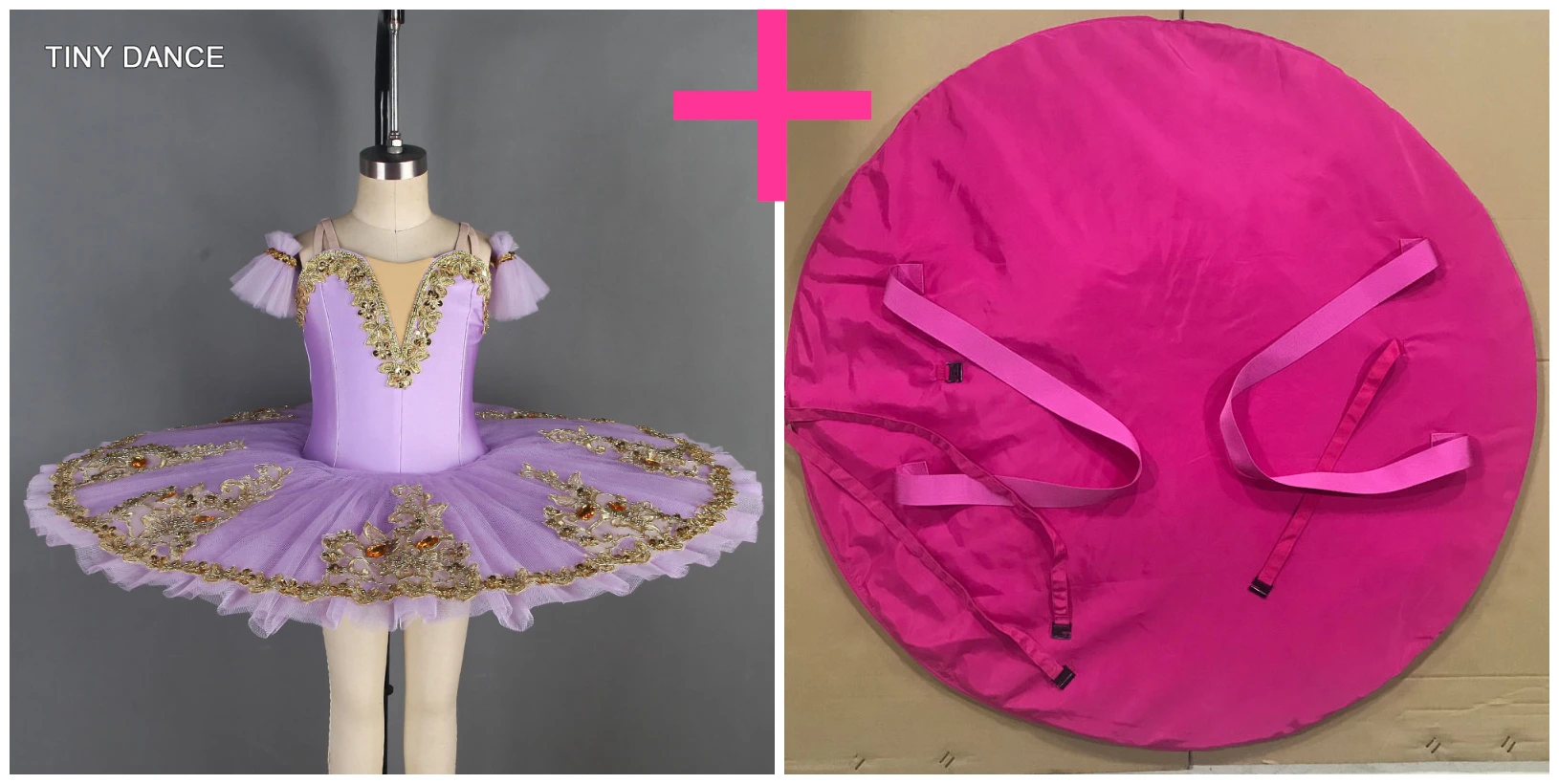 tutu and pink bag Красная плиссированная пачка, предварительно профессиональный костюм с юбкой-пачкой, жесткая Тюлевая Репетиционная пачка для девочек и женщин, одиночное платье BLL013 - Цвет: tutu and pink bag