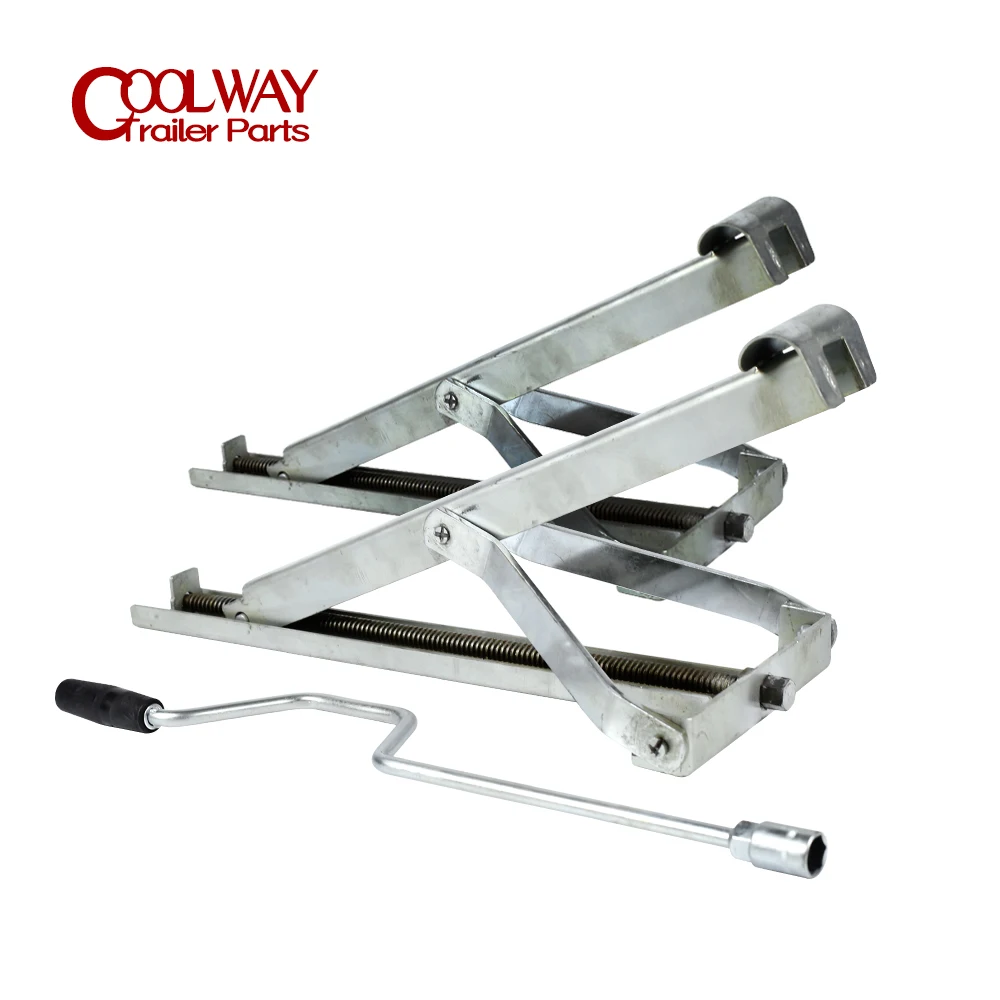 

2PCS RV Trailer Stabilizing Stands With 1 Hand Handle C-Style Jacks Caravan Parking Legs Camping Stabilizer Parts Accessories