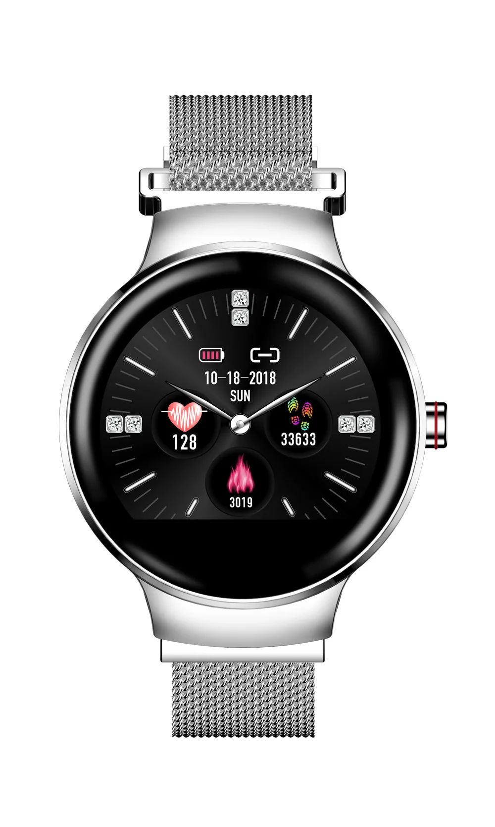 Greentiger H5 женские смарт-часы IP67 водонепроницаемый монитор сердечного ритма фитнес-трекер спортивный браслет для девушек Android IOS