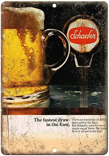 

Schaefer Beer 12x16 Inches Metal Tin Sign Garage Decor Man Cave