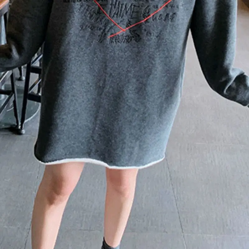 

XITAO Patchwork Letter Print Pattern Dress Women 2021 Spring Casual Fashion New Style Temperament All Match Women Clothes ZY4379