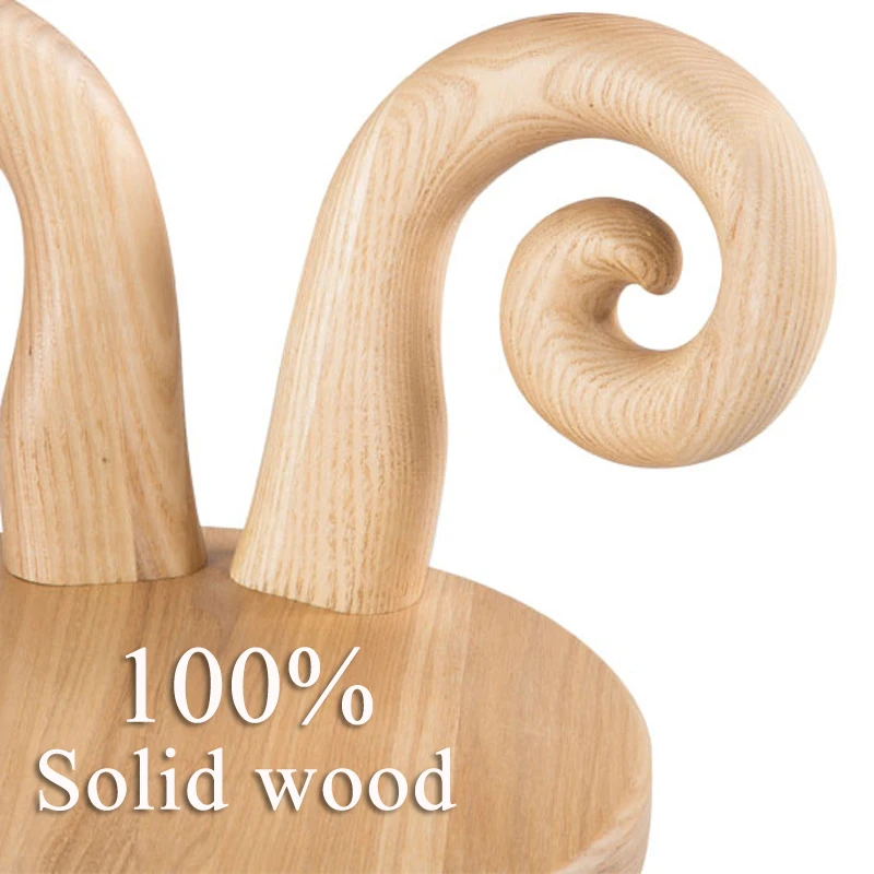 100% твердый деревянный детский стул табурет подарок для маленьких детей