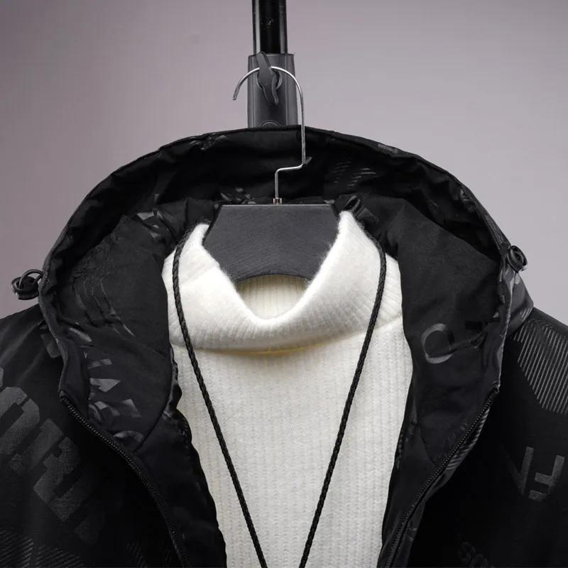 Brand Winter Jacket Padded Warm Long Jacket Male Thick Hooded Coat Thermal Parkas Windproof Outerwear High Quality Men Clothing