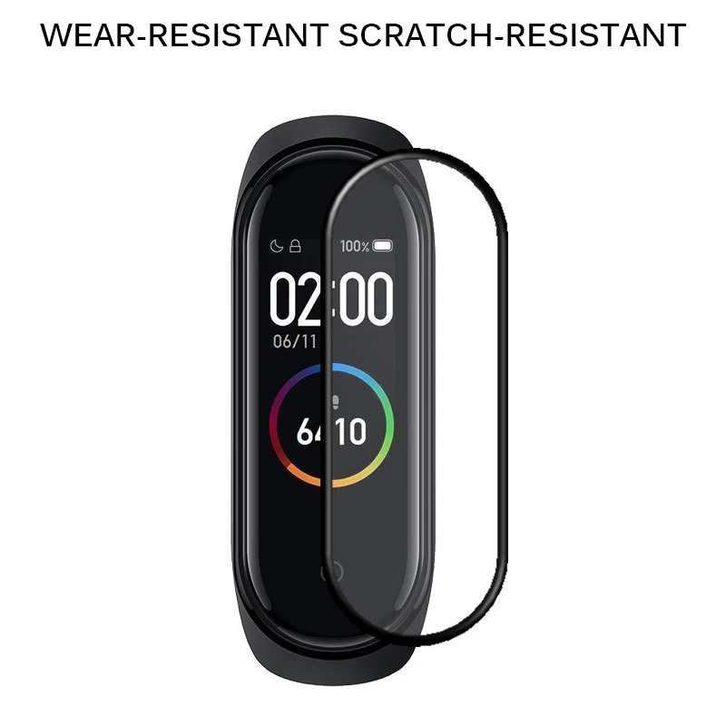 Новинка для смарт браслета Xiaomi Mi Band 4 полное покрытие защита экрана 3D