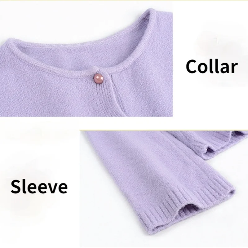 

Cardigan Women Solid Simple Spring Daily All-match Knitted Sweater Female Basic Leisure Office Ladies Retro Korean Style Fashion