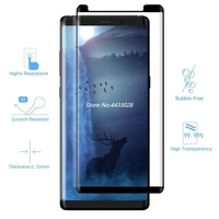 Full Cover Black For Samsung Galaxy Edge Plus Note Tempered Glass Screen Protector For Note9 Film Glass
