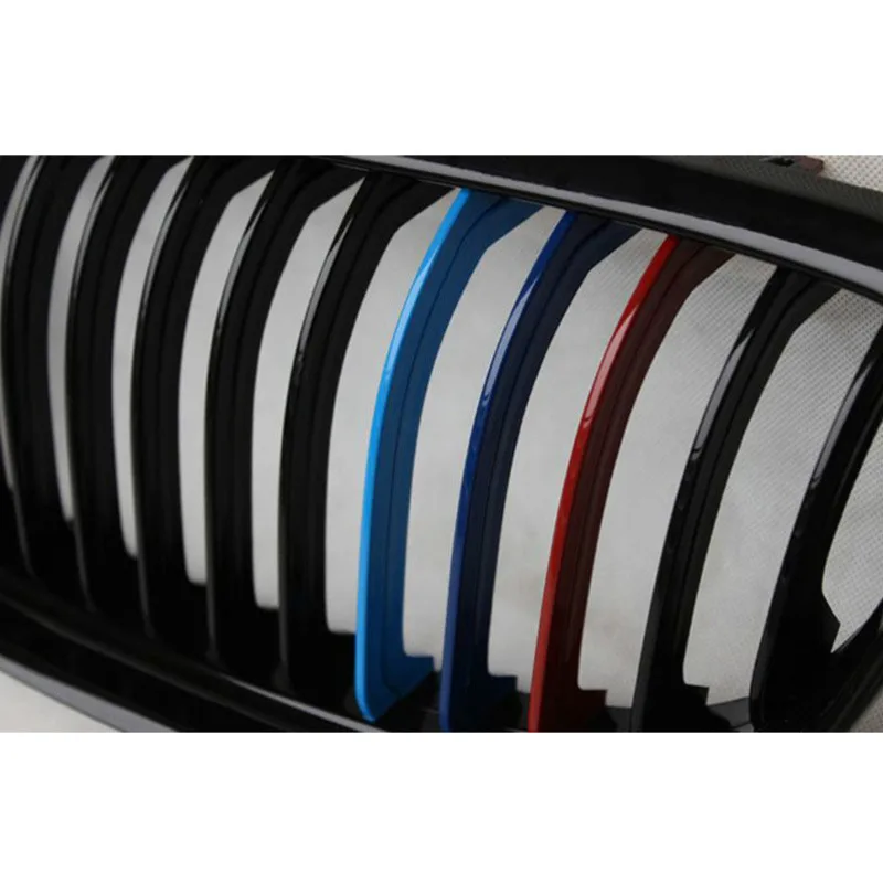 

Modified single-line three-color light black matte black Racing Grills intake grid Fit for BMW old 3 series E90 late