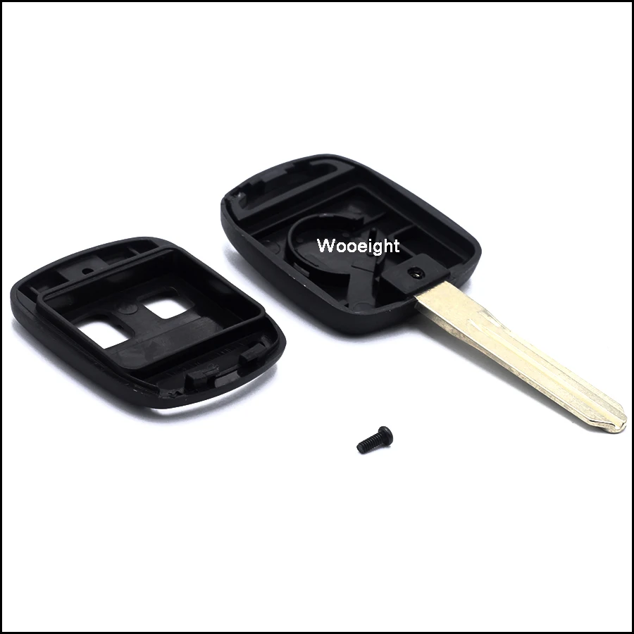 Чехол для автомобильных ключей Wooeight черный 2 кнопки Subaru Forester Legacy Impreza Outback 2000 2001