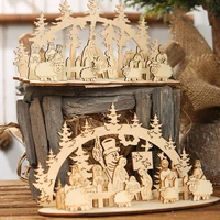log of wood diy craft decor supplies christmas decoration wooden handicraft slices woodworking accessories