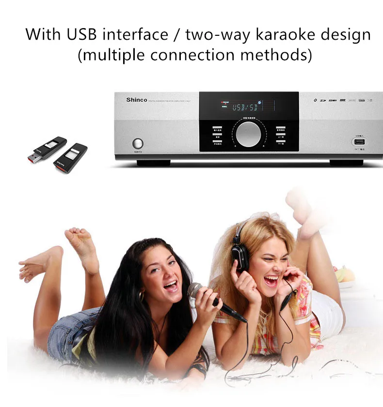 S9007A домашний кинотеатр HIFI усилитель 5,1 350 Вт Bluetooth волоконный коаксиальный U диск SD высокой мощности KTV Цифровой караоке высокая точность