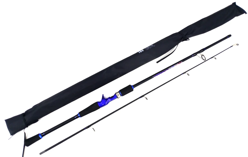 Carbon Spinning Fishing Rod M Power Hand Fishing Tackle Lure Rod Lure Wt:50-100lb Heave Strong Boat 2.7m Winter fishing