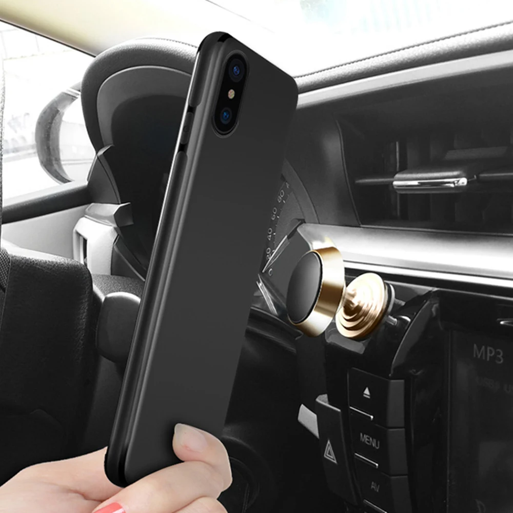 Ультратонкий Магнитный чехол для телефона iPhone Xr Xs Max X 6 6S 7 8 Plus 11 Pro Мягкий