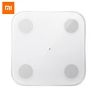 Смарт-весы Xiaomi MI Smart Scale 2, оригинальные весы для определения состава тела и жира, Bluetooth 5,0, тест на баланс, 13 показателей индекса массы тела и индекса массы тела