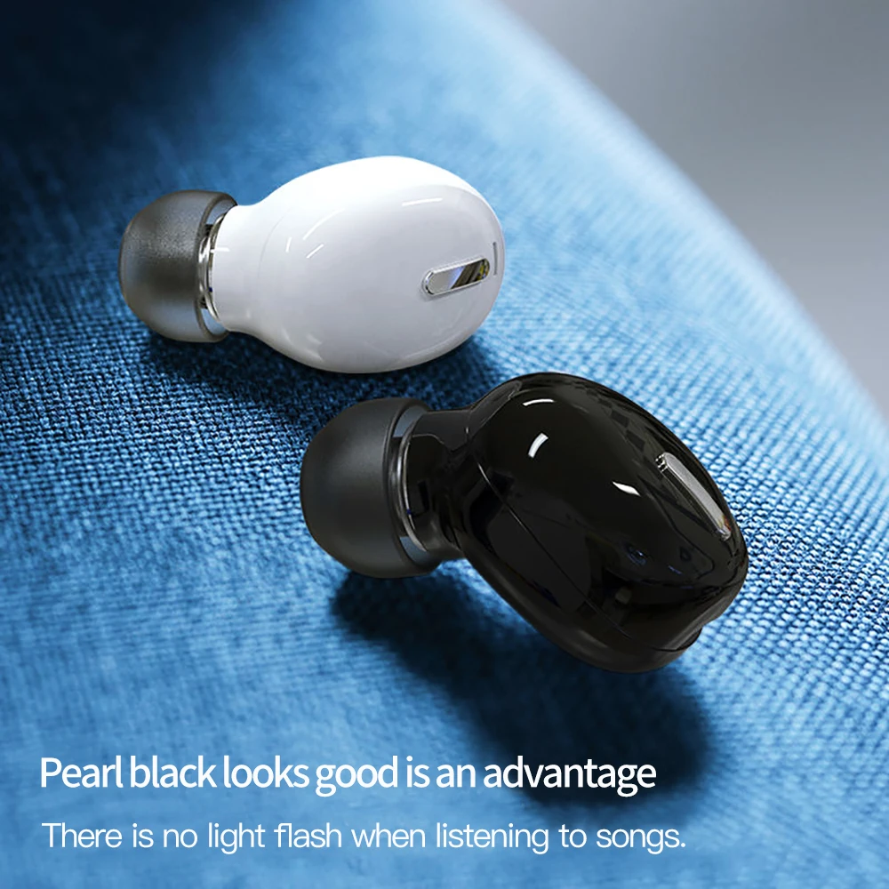 

Mini In-Ear 5.0 Bluetooth Earphone HiFi Wireless Headset With Mic Sports Earbuds Handsfree Stereo Sound Earphones for all phones