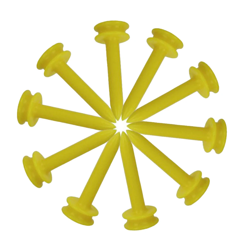 

10 Count Plastic Golf Tees Graduated Castle Tee 35mm/ 1.38 Inch