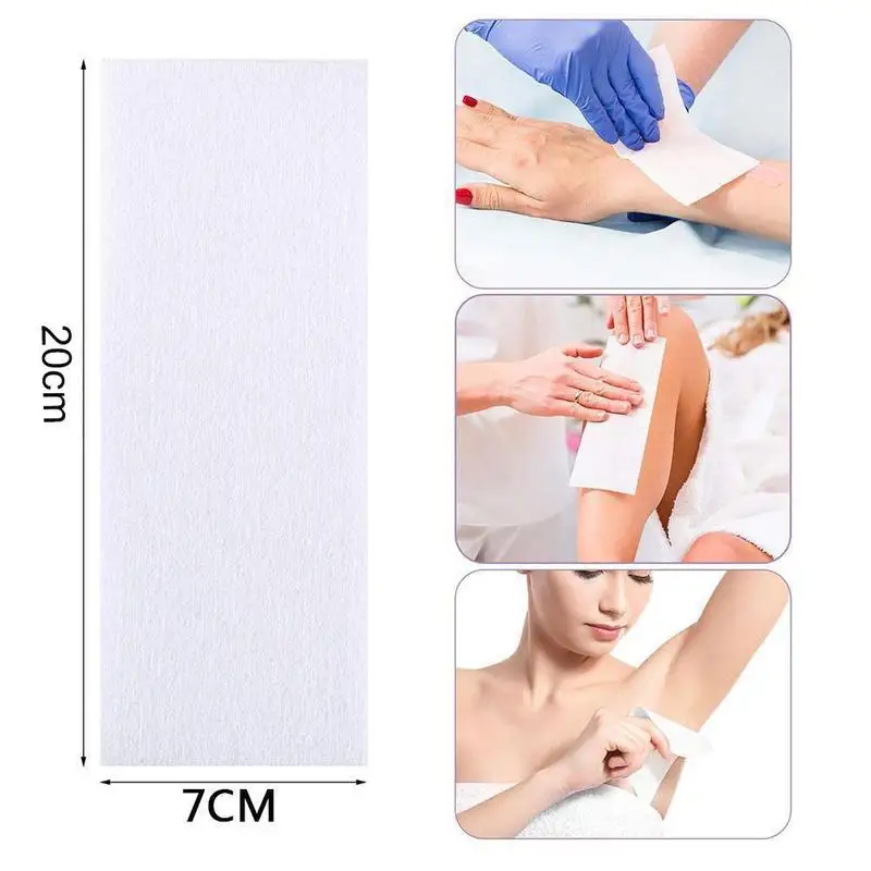 

100pcs/set Disposable Hair Removal Wax Paper Non-woven Special Beauty Removal Wax Supply Fabric Paper Hair D6W4