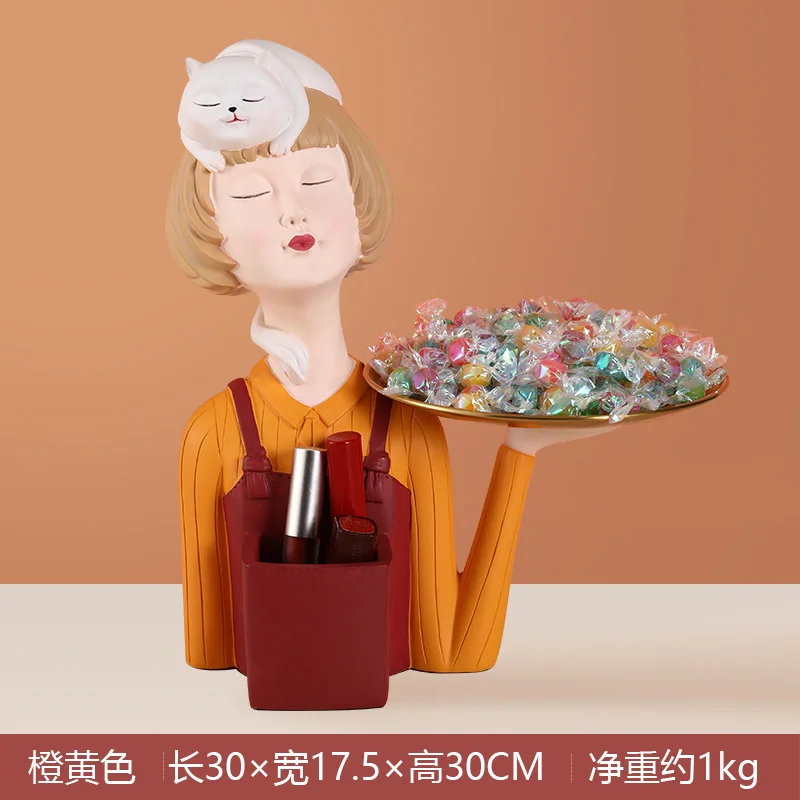 

Creative new tray storage tooling girl cute system modern simple style practical entrance dressing table decoration