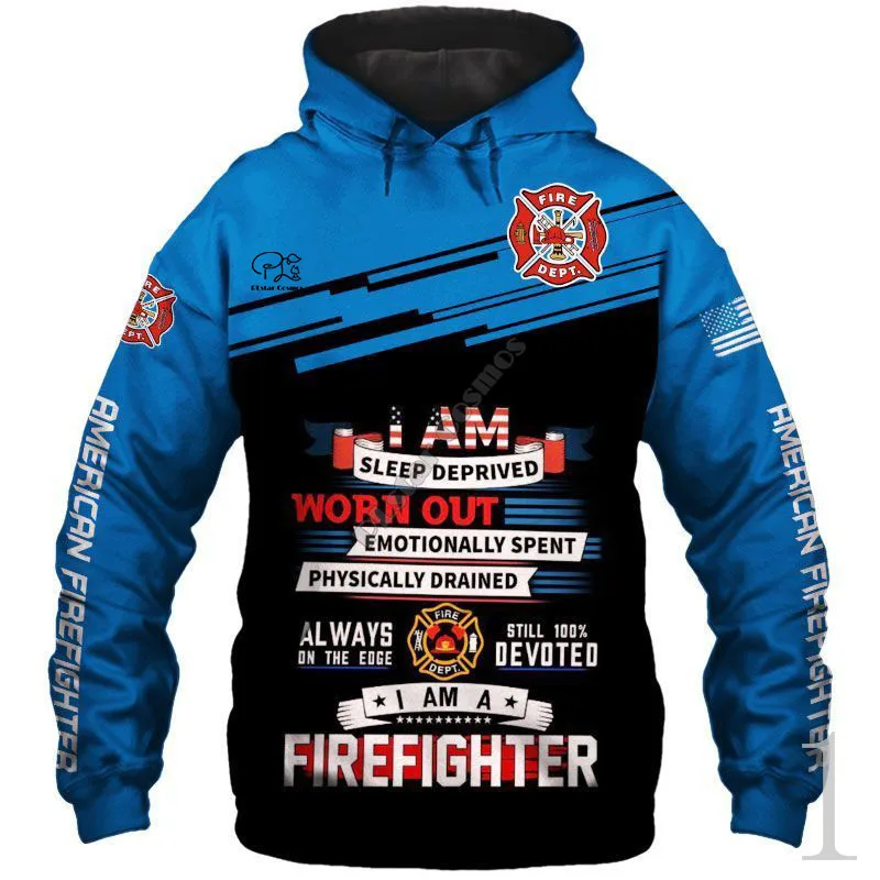 

PLstar Cosmos 3DPrint FireFighter Firemen Fire Hero Harajuku Cozy Streetwear NewFashion Funny Zip/Hoodie/Sweatshirt Men/Women -6