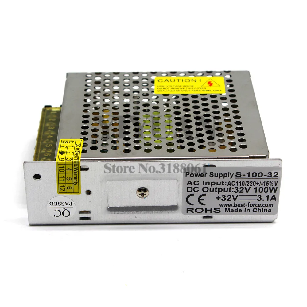 Адаптер импульсного питания DC32V 3 1 А 100 Вт трансформатор в-240 в перем. Тока 32 пост.