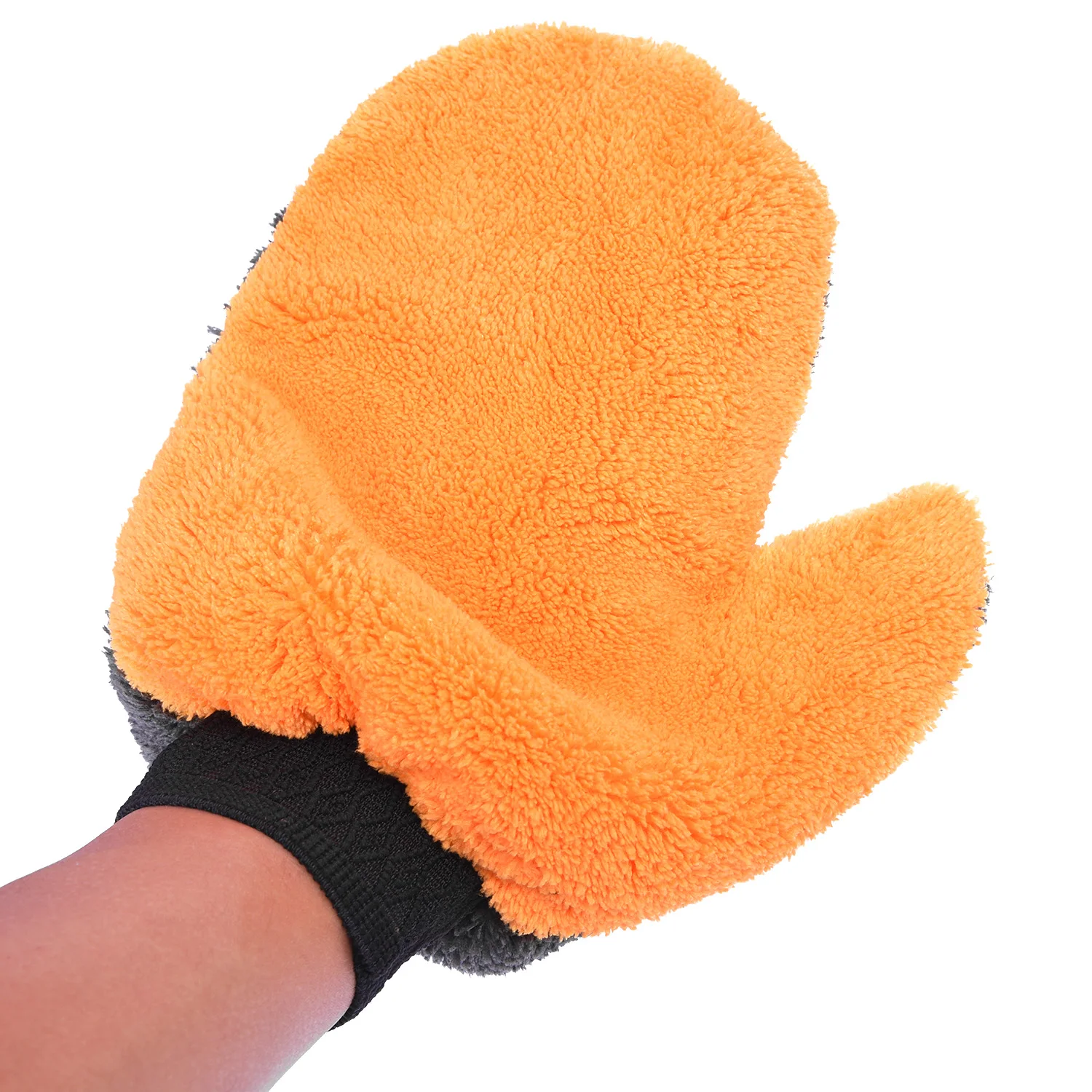 

Microfiber Gloves remove dust Car Wash Mitt Artificial Mitt Wash Wool Plush Car Towel