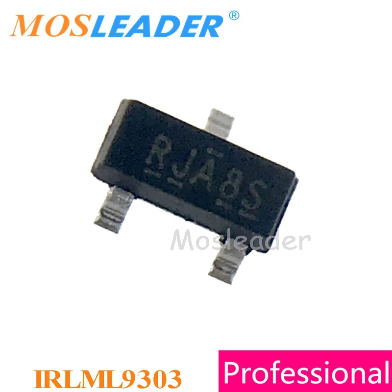 Mosleader IRLML9301 IRLML9303 SOT23 3000 шт. IRLML9301TRPBF IRLML9303TRPBF IRLML9301PBF P Channel 20V 30V китайский|Запасные