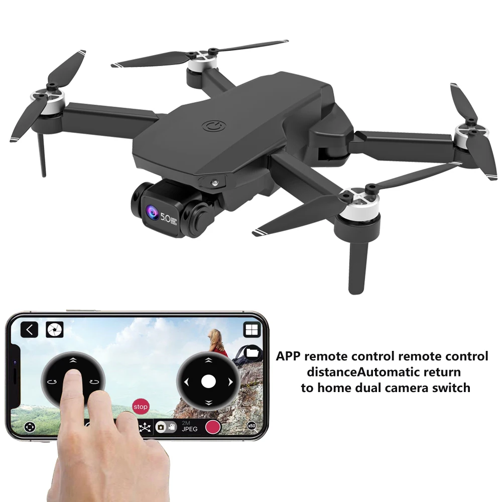 Новинка Радиоуправляемый Дрон CS003 Gps флэш с Wi Fi FPV бесщеточный двигатель