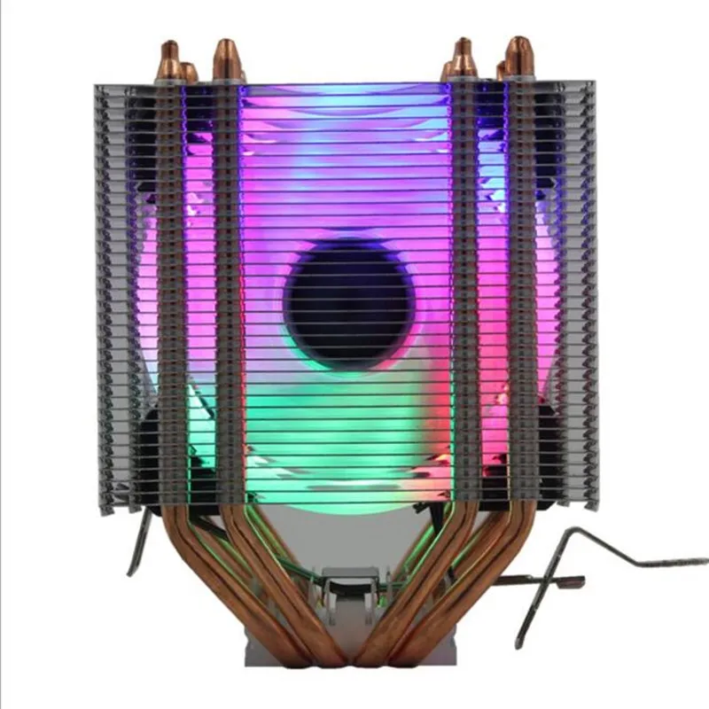 

High Quality SORBANG CPU fan mute multi platform cooling fan 4 copper tube CPU radiator 775 1155 1366 desktop