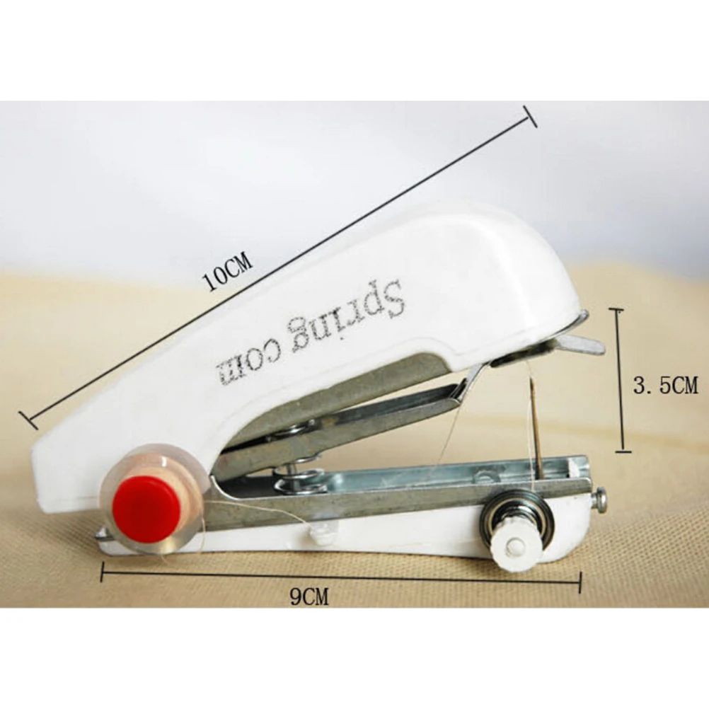 

1PC Mini Hand-Held Portable Pocket Repair Handy Stitch Manual Sewing Machine Travel Pocket Clothes Fabric Outdoor Small Portable