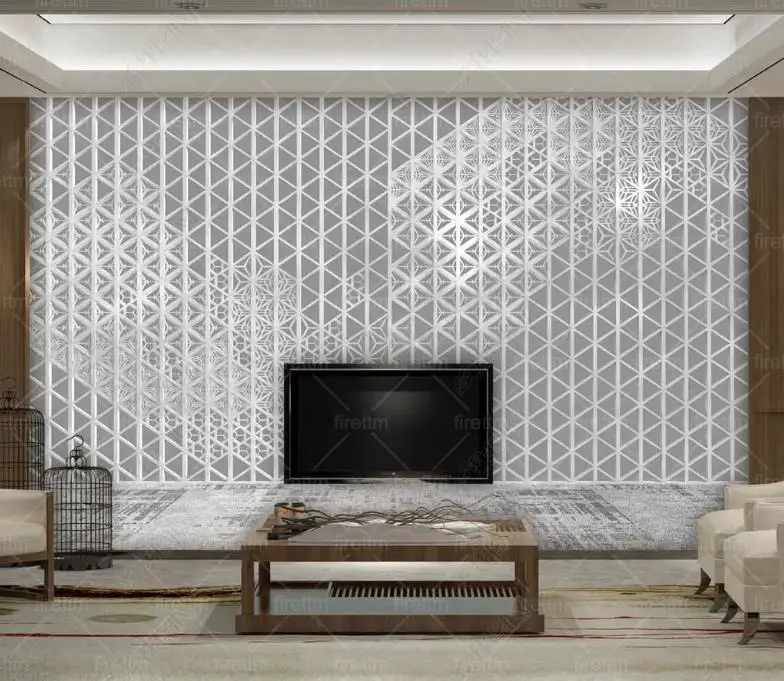 Настенные 3D обои на заказ 2021 простой фон Настенная железная сетка для телевизора